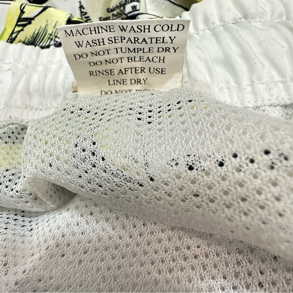 Men's Surf Mentality Hawaiian Swim Trunks Size XL - Picture 7 of 10